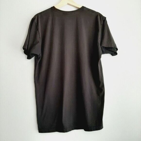 DC Comics Black Adam Lightning Bolt Black T-shirt Men's Sz L Flawed - Picture 6 of 7